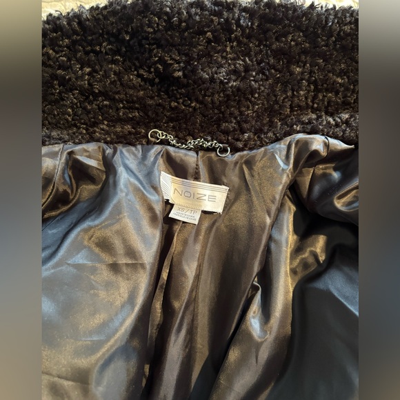 NOIZE Faux Fur Coat Size XS - Picture 14 of 14
